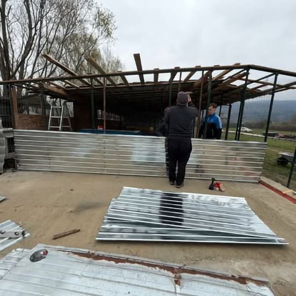 Construction of Dog Kennels at Solace for Strays