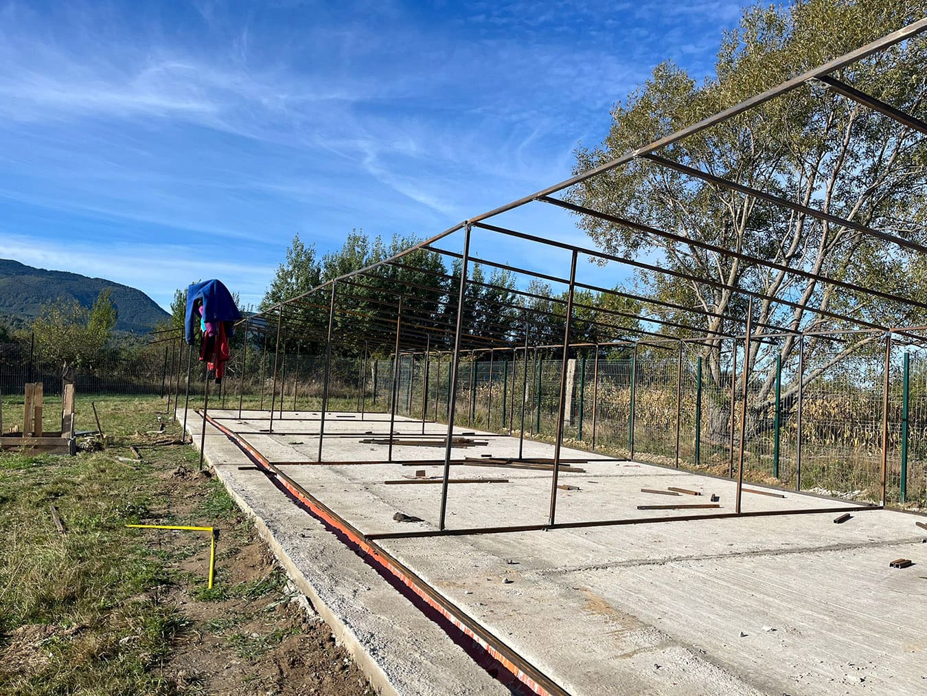 Framing for Dog Kennels at Solace for Strays